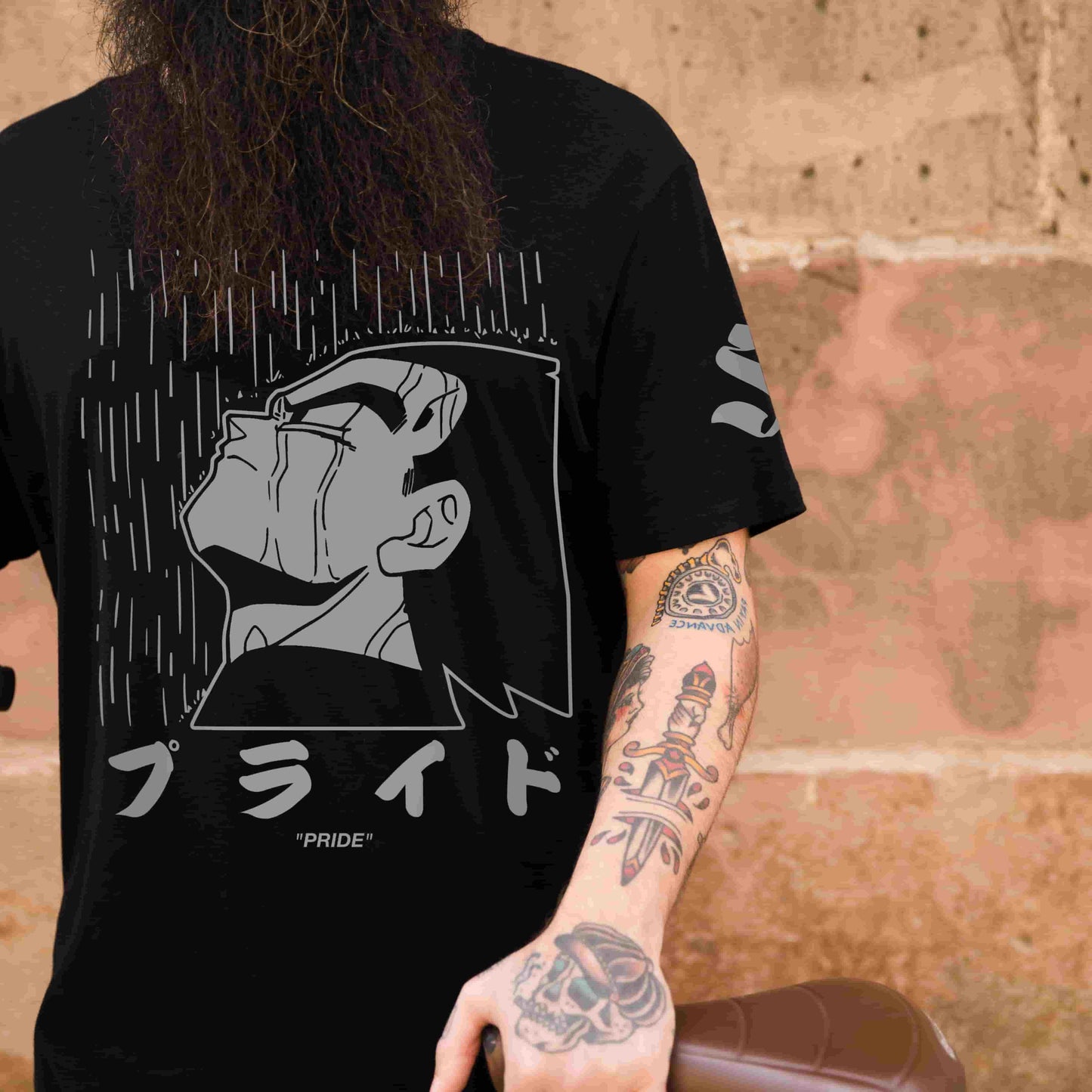 SAD VEGETA BLACK T-SHIRT