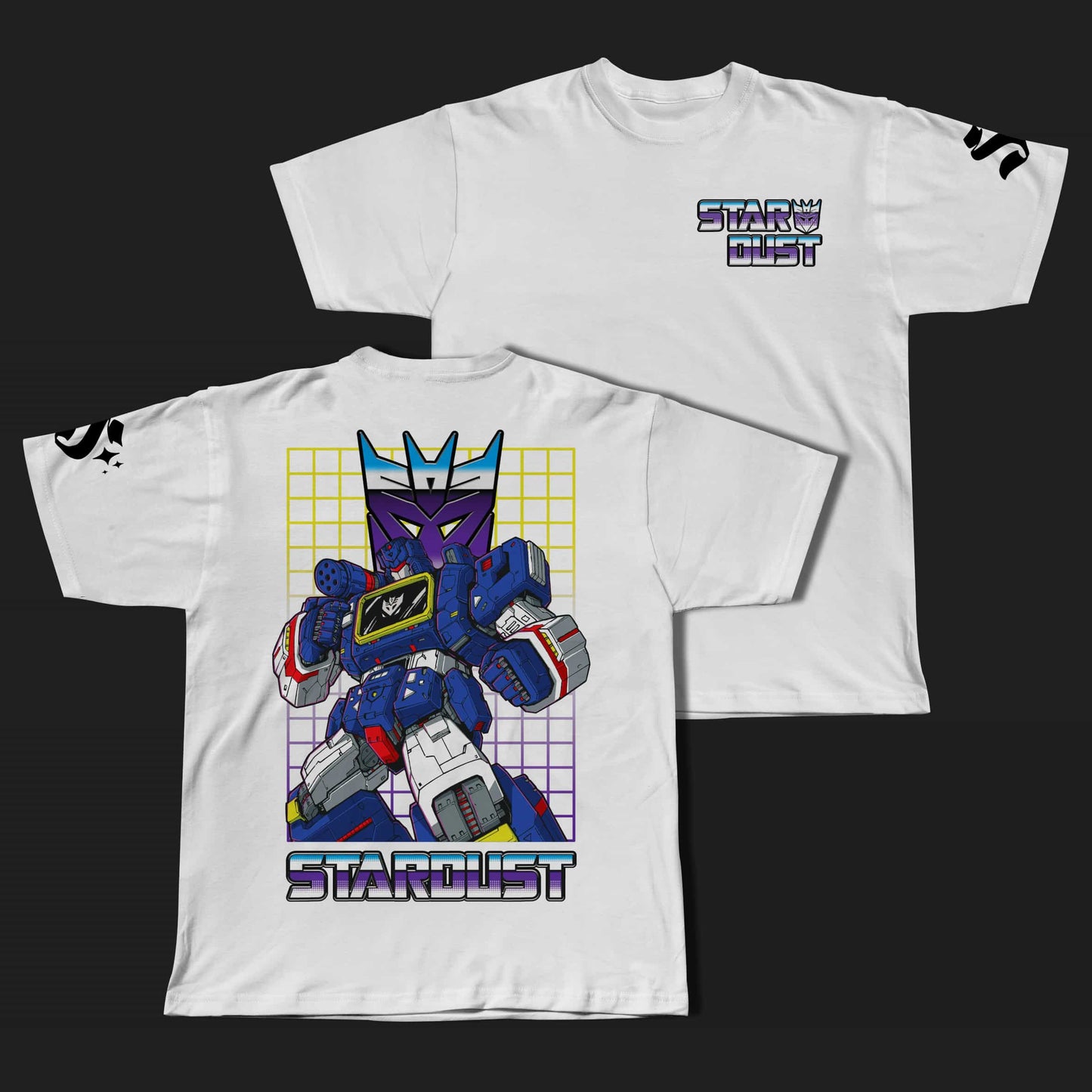 DECEPTICONS SOUNDWAVE WHITE T-SHIRT