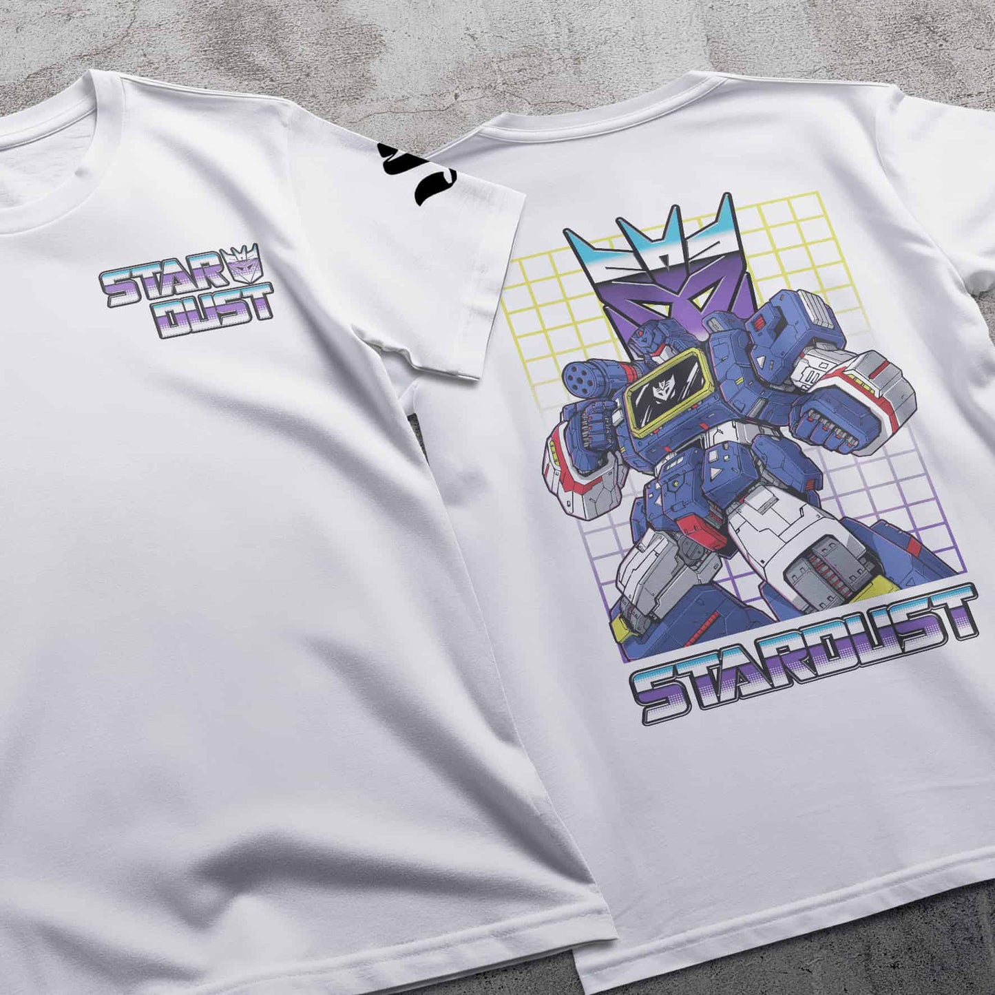 DECEPTICONS SOUNDWAVE WHITE T-SHIRT