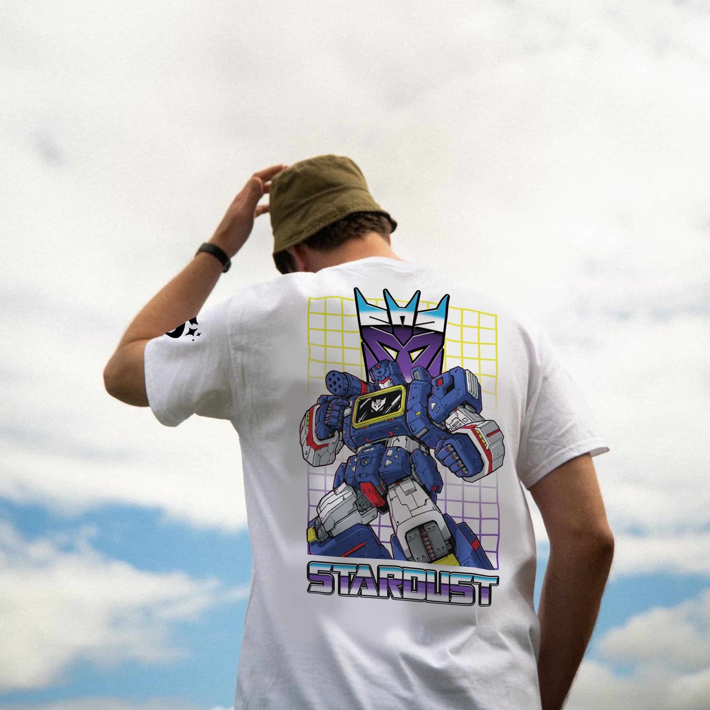 DECEPTICONS SOUNDWAVE WHITE T-SHIRT