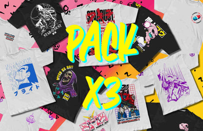 PACK BUNDLE 3 CAMISETAS